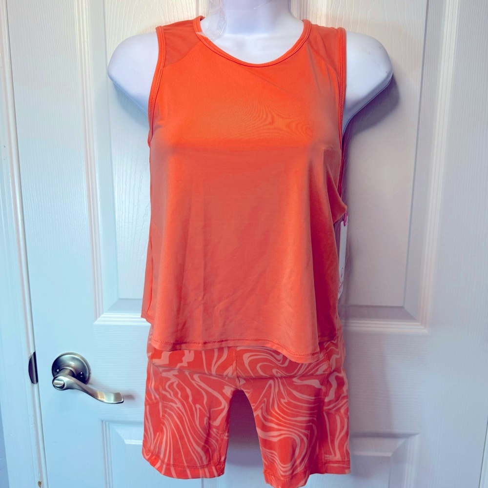 NWT 90 Degree by reflex TAKE A RISK TANK & LUX LANE 6"SHORT M (10)